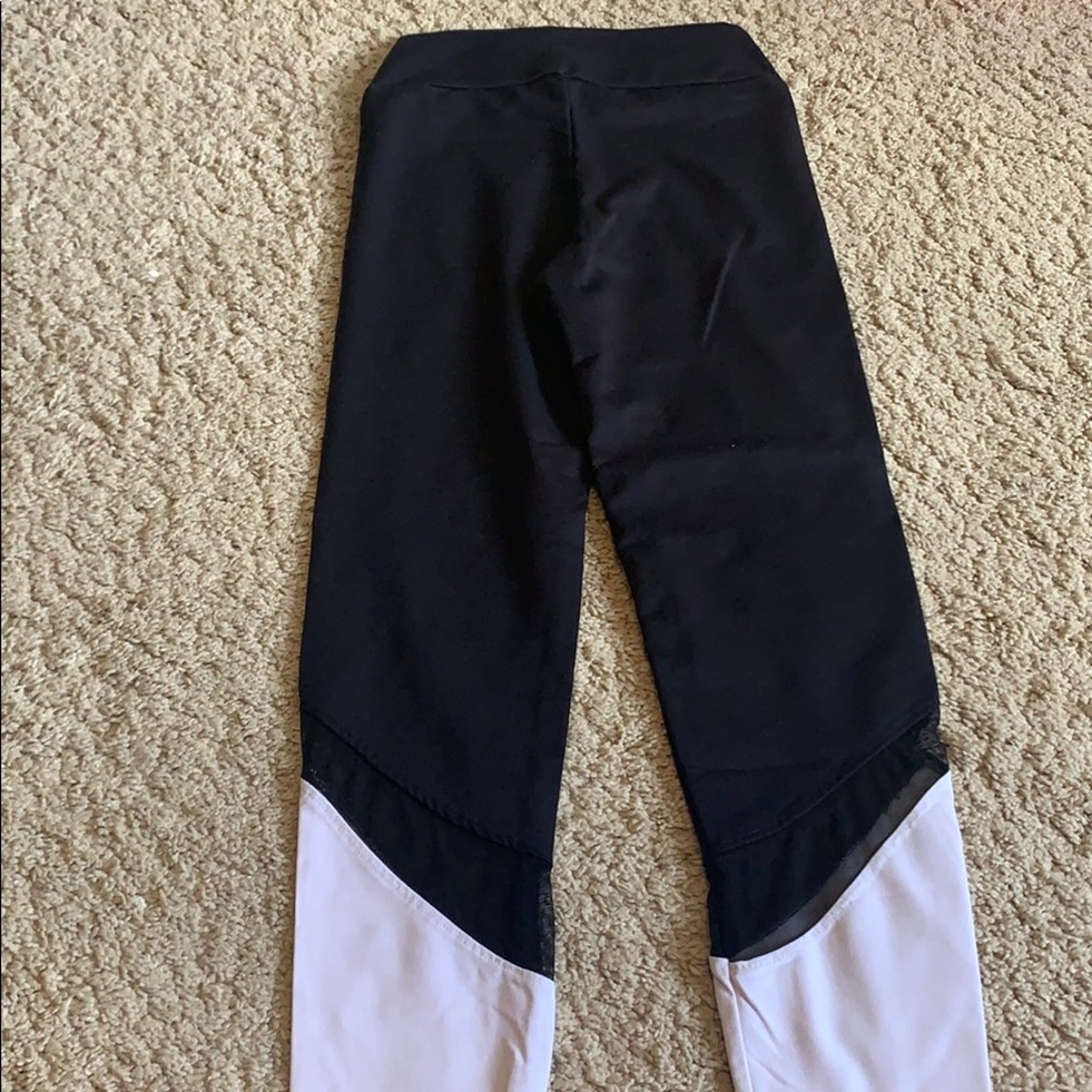 zara sport leggings with mesh